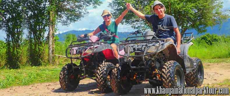 Khao Yai Similar Tours from Bangkok to Nakhon Nayok Province, Enjoy to ATV riding