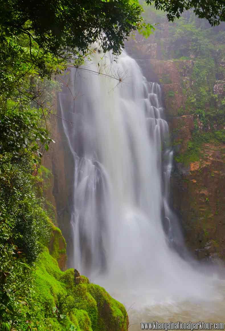 Haew Narok Waterfall or Namtok Heo Narok is the largest and highest waterfall of the park, Tourist Attraction