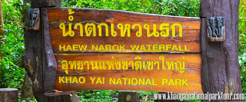 Haew Narok Waterfall or Namtok Heo Narok is the largest and highest waterfall of the park, Tourist Attraction